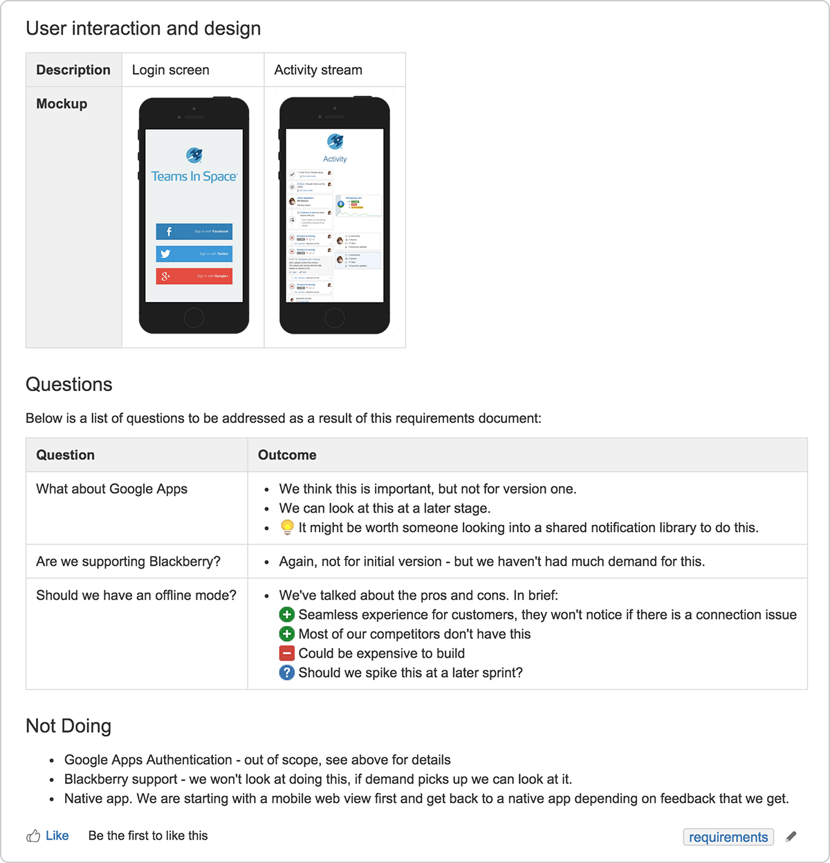 Document d'exigences produit | Atlassian – Le coach Agile